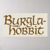 Burgla Hobbit Poster (Voorkant)