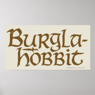 Burgla Hobbit Poster