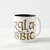 Burgla Hobbit Tweekleurige Koffiemok (Voorkant rechts)