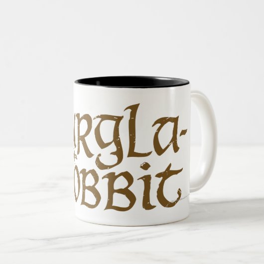 Burgla Hobbit Tweekleurige Koffiemok (Voorkant rechts)