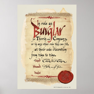 Burglar-contract Poster