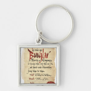 Burglar-contract Sleutelhanger