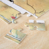 Burglars en Russische nestpoppen - Puzzle Legpuzzel (Zijkant)