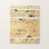 Burglars en Russische nestpoppen - Puzzle Legpuzzel (Verticaal)