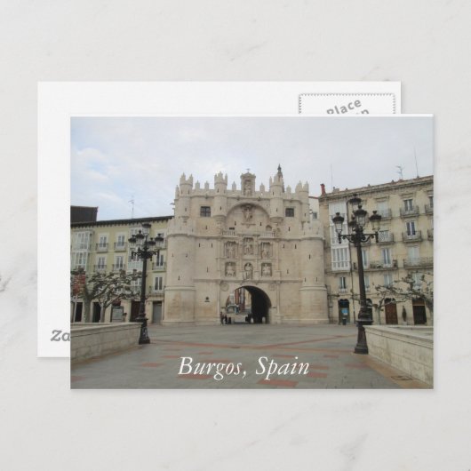 Burgos Briefkaart (Voorkant / Achterkant)