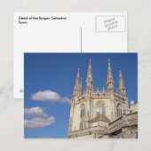 Burgos Cathedral , Spanje Briefkaart (Voorkant / Achterkant)