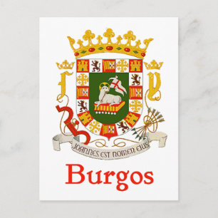 Burgos Puerto Rico Shield Briefkaart