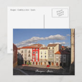 Burgos - Spanje, briefkaart voor reizen (Voorkant / Achterkant)