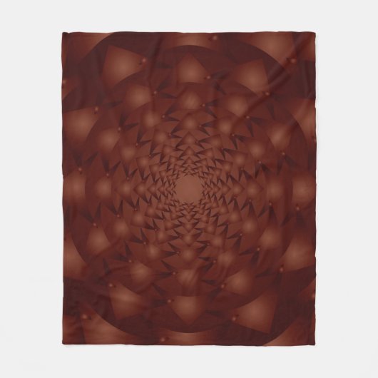 Burgundy abstract pattern. Traditional ornaments. Fleece Deken (Voorkant)