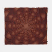 Burgundy abstract pattern. Traditional ornaments. Fleece Deken (Voorkant (Horizontaal))