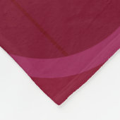 Burgundy Afstudeerder 3 Afstuderen voor fotocollag Fleece Deken (Hoek)