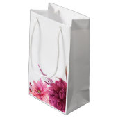 Burgundy and Blush Fall Wedding Guest Dank je Klein Cadeauzakje (Achterkant Gekanteld)