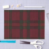Burgundy and Green Plaid Tissue Paper Tissuepapier (Craft)
