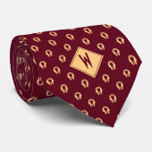 Burgundy Archaeologist Pharaoh Stropdas (Opgerold)