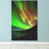 Burgundy Aurora Canvas Afdruk (Insitu (Houten vloer))