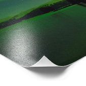 Burgundy Aurora Foto Afdruk (Hoek)