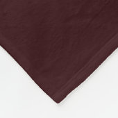 Burgundy Awareness Ribbon Angel Soft Blankets Fleece Deken (Hoek)