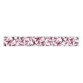 Burgundy Awareness Ribbon Grosgrain Lint (Voorkant)