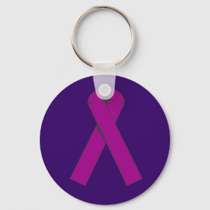 Burgundy Awareness Ribbon Products Sleutelhanger