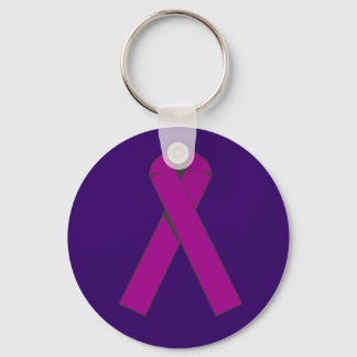 Burgundy Awareness Ribbon Products Sleutelhanger