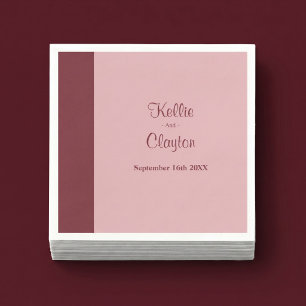 Burgundy Bar Minimalistische Modern Servet