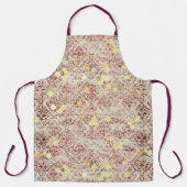 Burgundy Bee Serie Design Tien Schort (Voorkant)