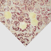 Burgundy Bee Serie Design Tien Tissuepapier (Detail)