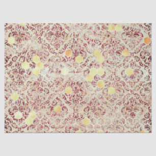 Burgundy Bee Serie Design Tien Tissuepapier