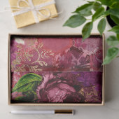 Burgundy Bee Serie Design Vijftien Tissuepapier (Geschenk)