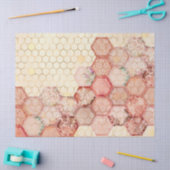 Burgundy Bee Serie Design Zeven Tissuepapier (Craft)