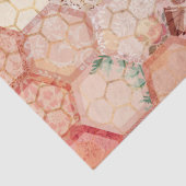 Burgundy Bee Serie Design Zeven Tissuepapier (Detail)