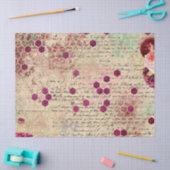 Burgundy Bee Serie Ontwerp Acht Tissuepapier (Craft)