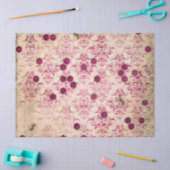 Burgundy Bee Series Design Zestien Tissuepapier (Craft)