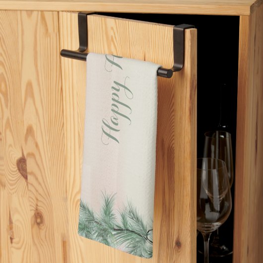 Burgundy Berry Holly & Berry Kitchen Towel Theedoek (Derde Gevouwen)