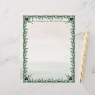 Burgundy Berry Holly Pine Kerstmis