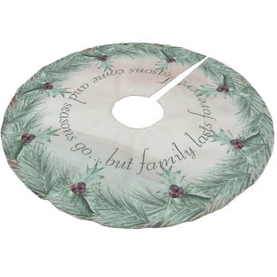 Burgundy Berry Holly Pine Kerstmis Kerstboom Rok