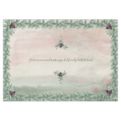Burgundy Berry Holly Pine Kerstmis Tablecloth Tafelkleed (Voorkant (Horizontaal))