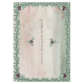 Burgundy Berry Holly Pine Kerstmis Tablecloth Tafelkleed (Voorkant)