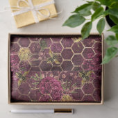 Burgundy Bij Serie Design Eén Tissuepapier (Geschenk)