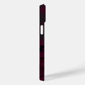 Burgundy & Black Dark Garden Gothic Glam Case-Mate iPhone Case (Achterkant / Rechts)