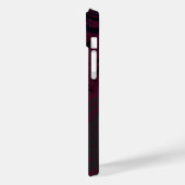Burgundy & Black Dark Garden Gothic Glam Case-Mate iPhone Case (Achterkant / Links)