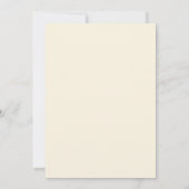 Burgundy Blooming Botanical Wedding Kaart (Achterkant)