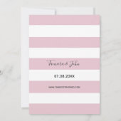 Burgundy Blue Roos Gold Geometric Wedding Kaart (Achterkant)