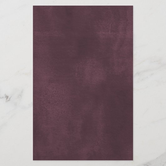 Burgundy blush baby shower bingo's (Achterkant)