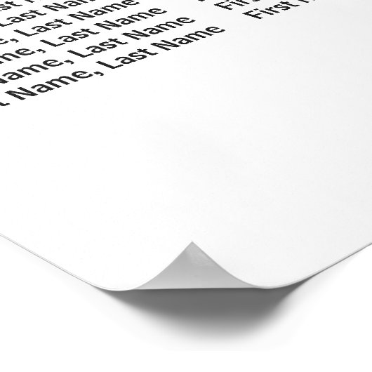 Burgundy Blush Blue Floral Wedding Seating Chart Poster (Hoek)