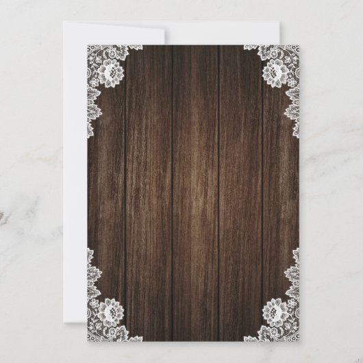 Burgundy Blush Botanical Wedding Invitations Kaart (Achterkant)