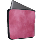 Burgundy Blush Cloud Effect Laptop Sleeve (Voorkant Rechts)