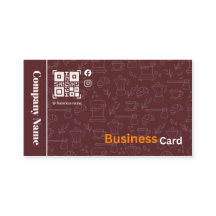 Burgundy Blush Coffee Cafe Zakelijke Kaart