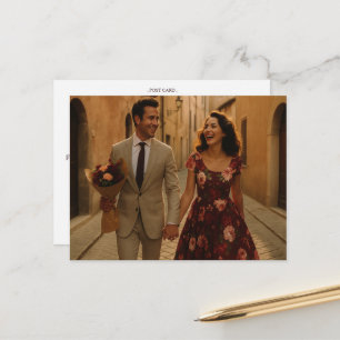 Burgundy Blush Dank je wel Briefkaart