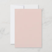 Burgundy Blush Floral Wedding Meal Options RSVP Kaartje (Achterkant)